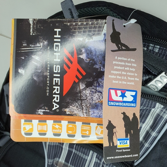 High Sierra Swerve Laptop Backpack NWT - Picture 13 of 14